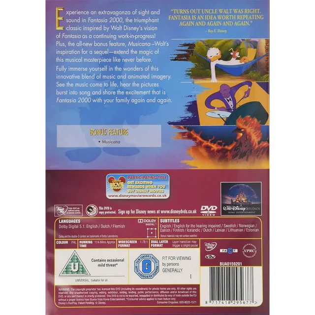 Fantasia 2000 Platinum Editie