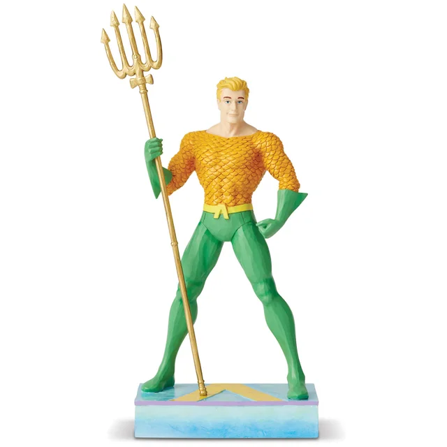 DC Comics door Jim Shore Aquaman zilveren eeuw beeldje 22.0cm