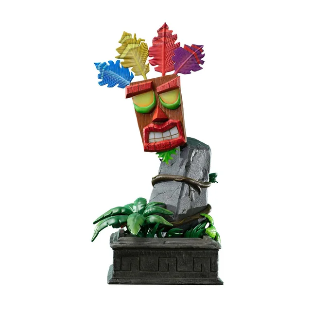 Eerste 4 Figuurs Crash Bandicoot Beeld Mini Aku Aku masker (40cm)