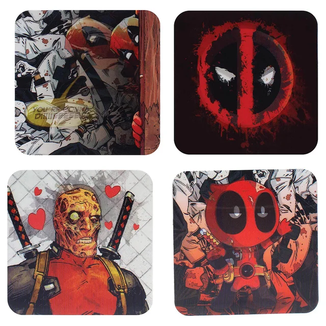 Deadpool Lenticular Coasters