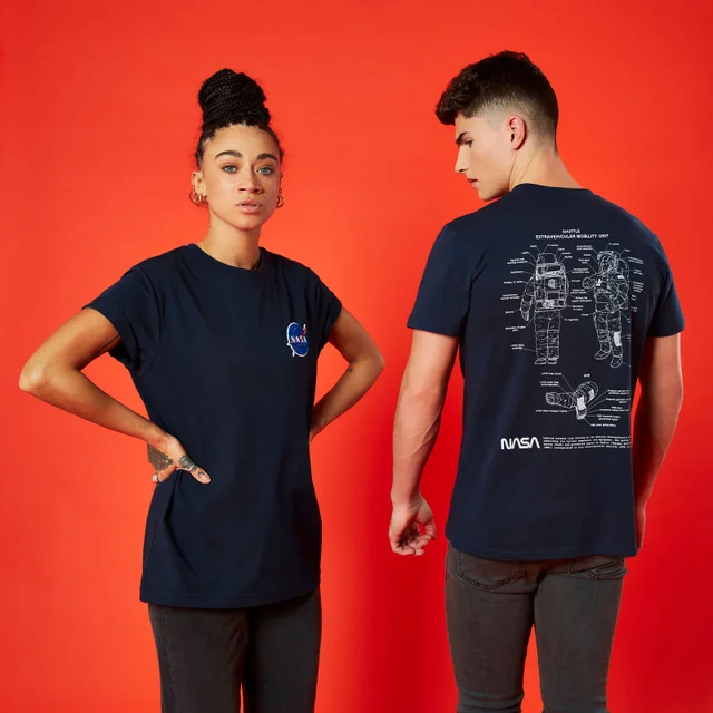 NASA Suit Up Unisex T-Shirt - Navy