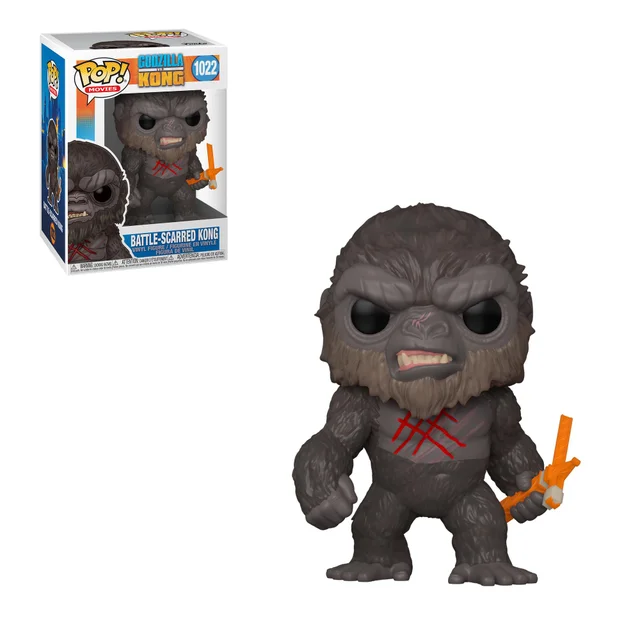 Godzilla vs Kong Battle Worn Kong Pop! Vinylfiguur