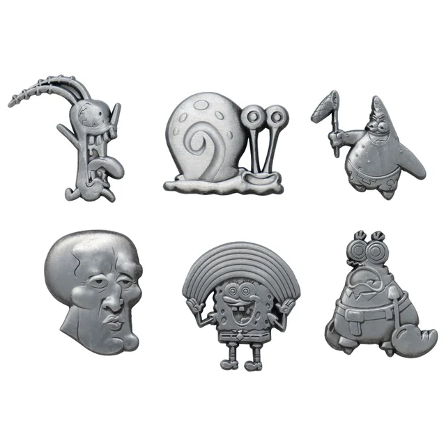 Fanattik SpongeBob SquarePants Limited Edition 6 Pin Set