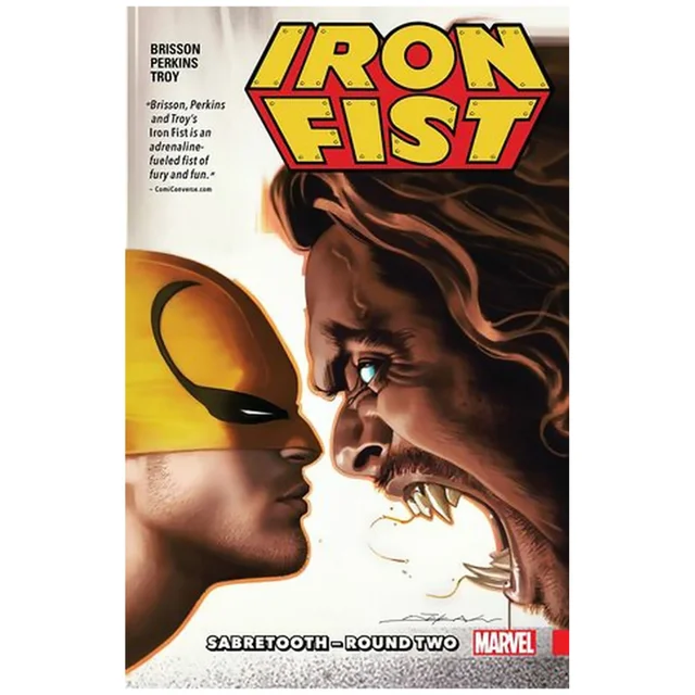 Marvel Comics Iron Fist Trade Paperback Vol 02 Sabretooth Round Two Graphic Novel