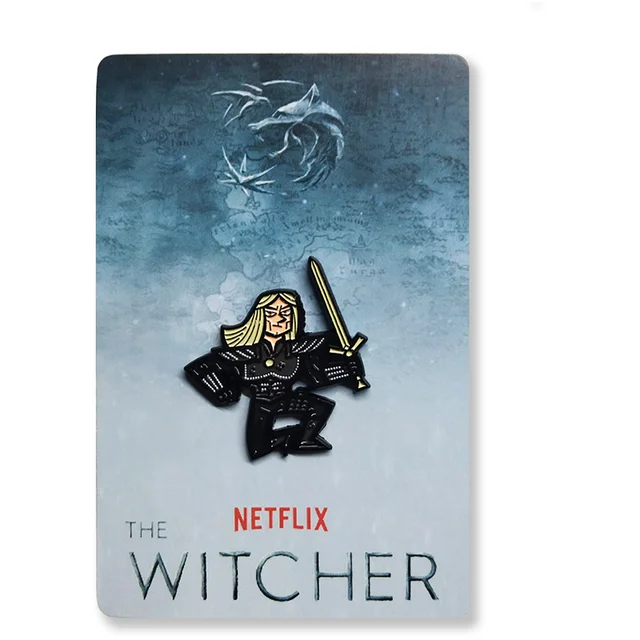 DUST! The Witcher - Geralt Enamel Pin Badge - Limited Edition Exclusive To Zavvi
