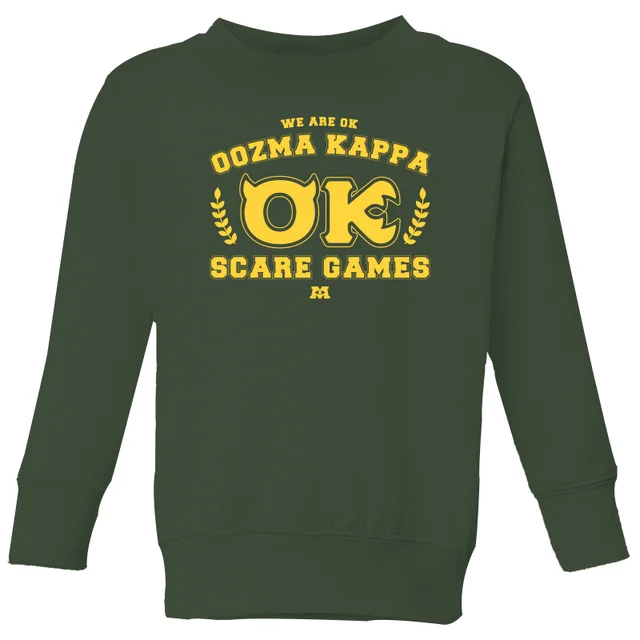 Monsters Inc. Oozma Kappa Scare Games Kids' Sweatshirt - Green