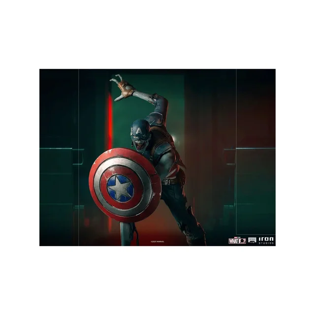 Iron Studios Captain America Zombie What If...? Art Scale 1/10 Collectible Statue (22cm)