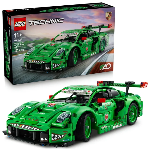 LEGO Technic Porsche 911 GT3 R REXY AO Racing Car Toy 42224