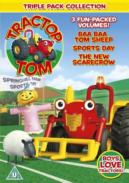 Tractor Tom (Baa Baa Tom Sheep / Sports Day / The New Scarecrow) Afbeelding 1