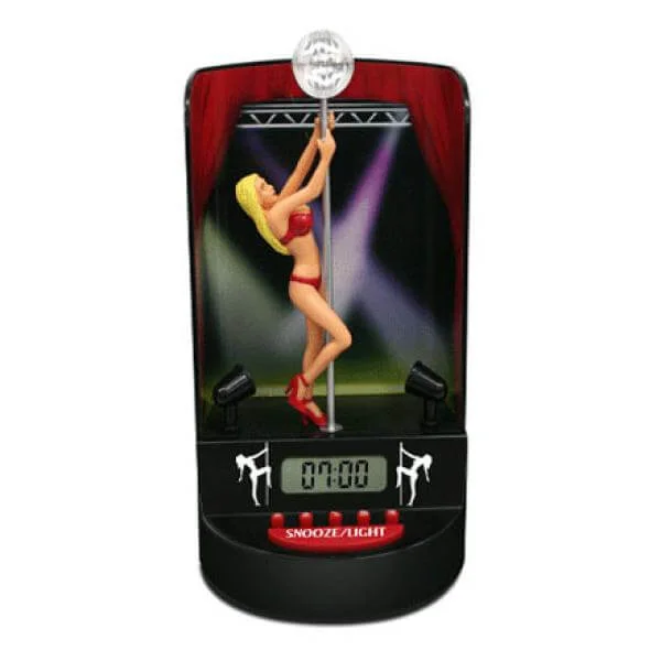 Pole Dancing Alarm Clock - Fun Gadgets Afbeelding 1