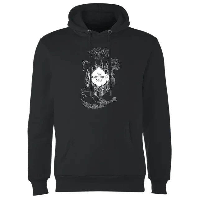 Harry Potter The Marauders Map Hoodie - Zwart