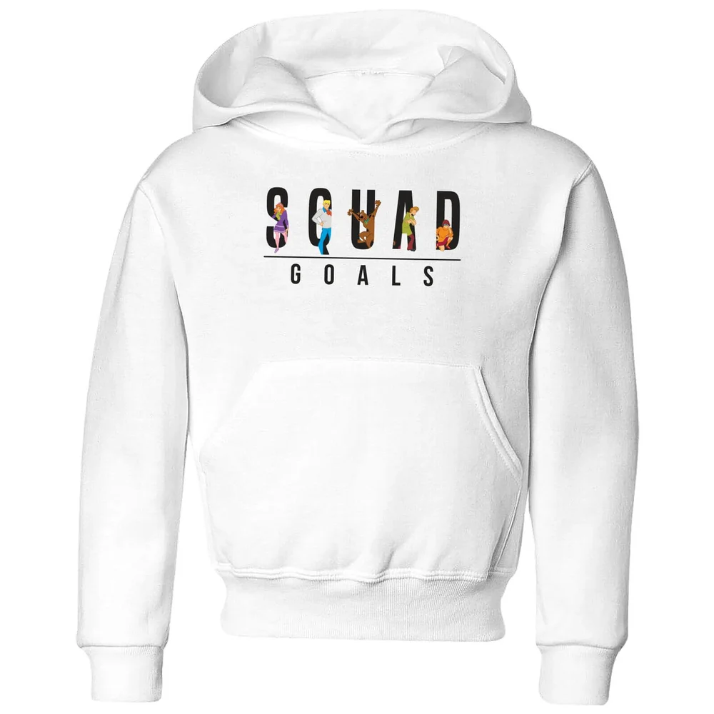 Scooby Doo Squad Goals Kids' Hoodie - White - 146/152 (11-12 jaar) Afbeelding 1