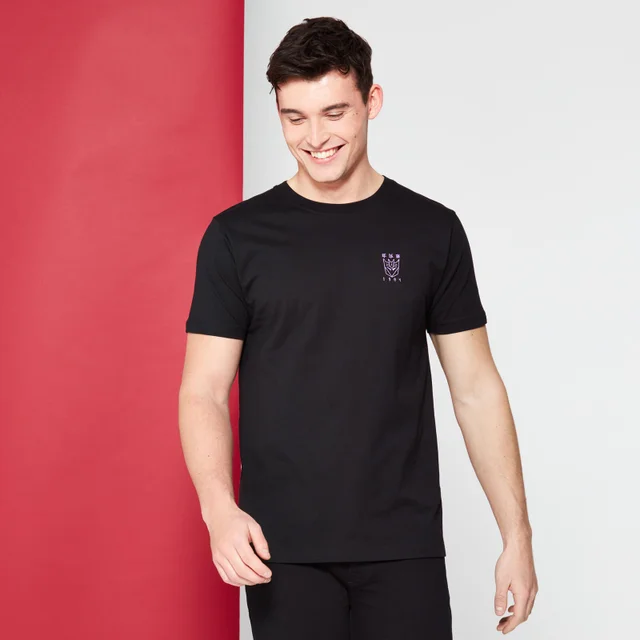 Transformers Decepticon Geborduurd Symbool t-shirt - Zwart