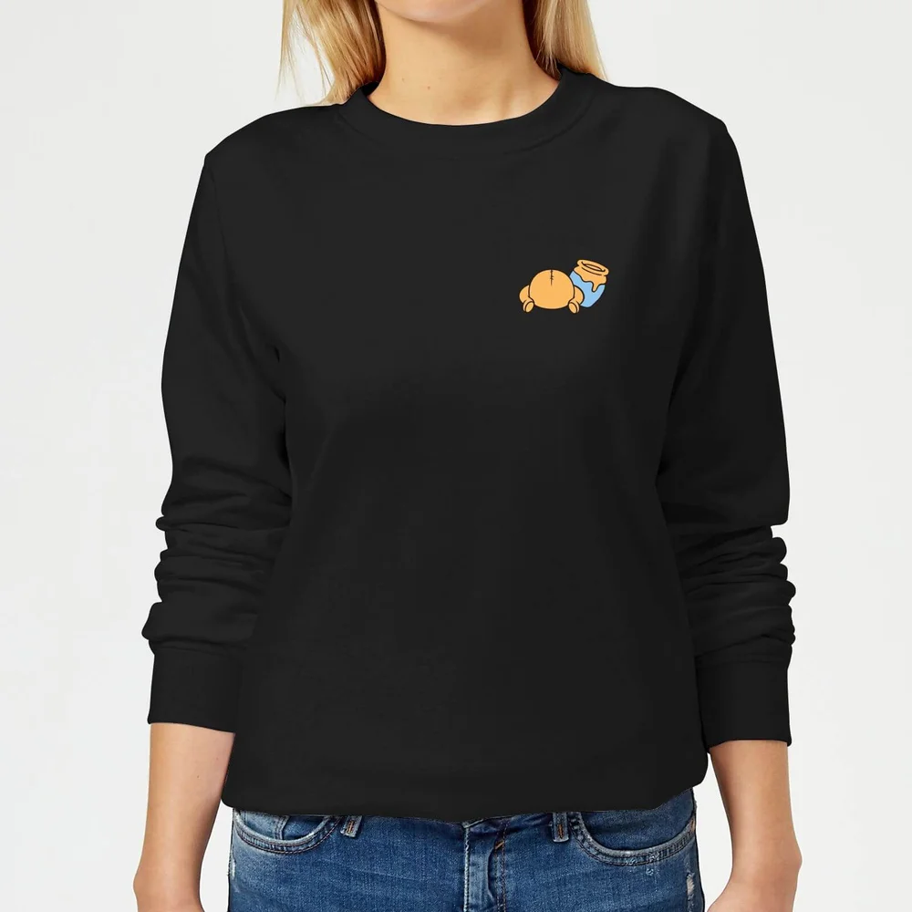 Disney Winnie The Pooh Backside Women's Sweatshirt - Black - XS Afbeelding 1