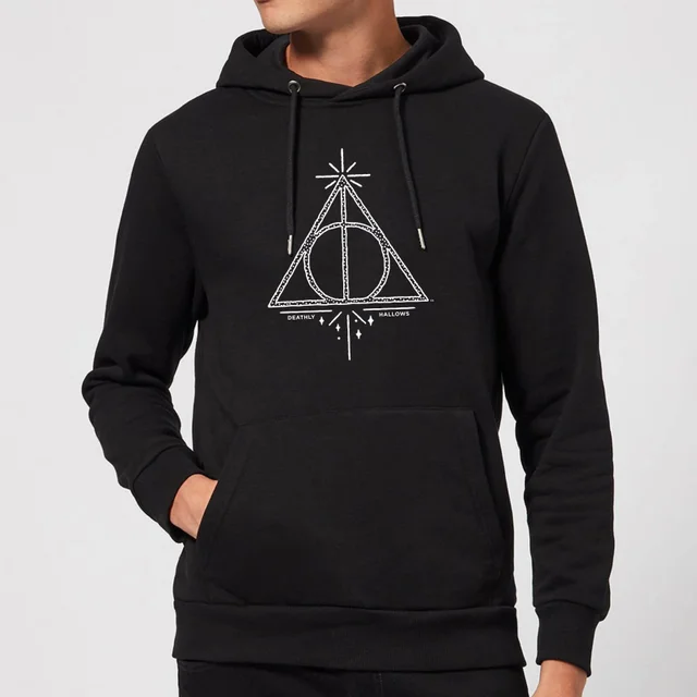 Harry Potter Deathly Hallows hoodie - Zwart