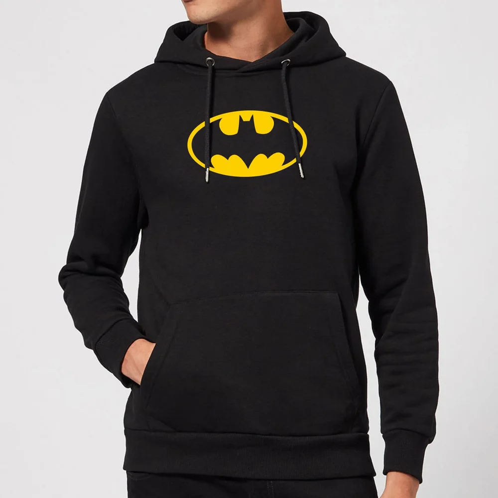 Justice League Batman Logo Hoodie - Black - S Afbeelding 1
