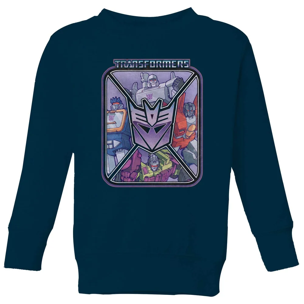 Transformers Decepticons Kids' Sweatshirt - Navy - 98/104 (3-4 jaar) Afbeelding 1