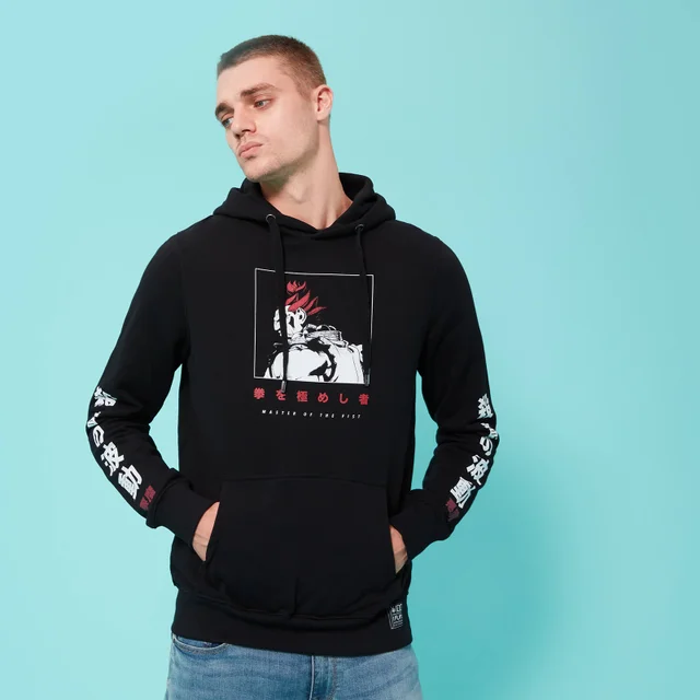 Street Fighter Arcade Akuma unisex hoodie - Zwart