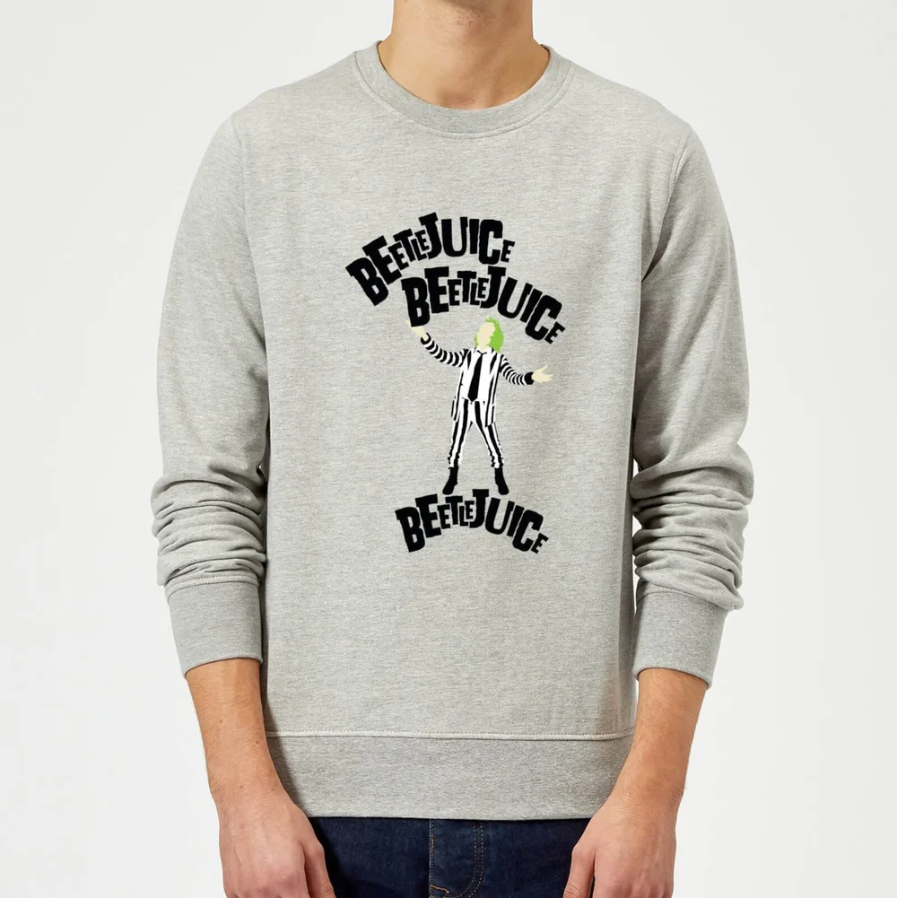 Beetlejuice Beetlejuice Beetlejuice Sweatshirt - Grey - S - Grijs Afbeelding 1