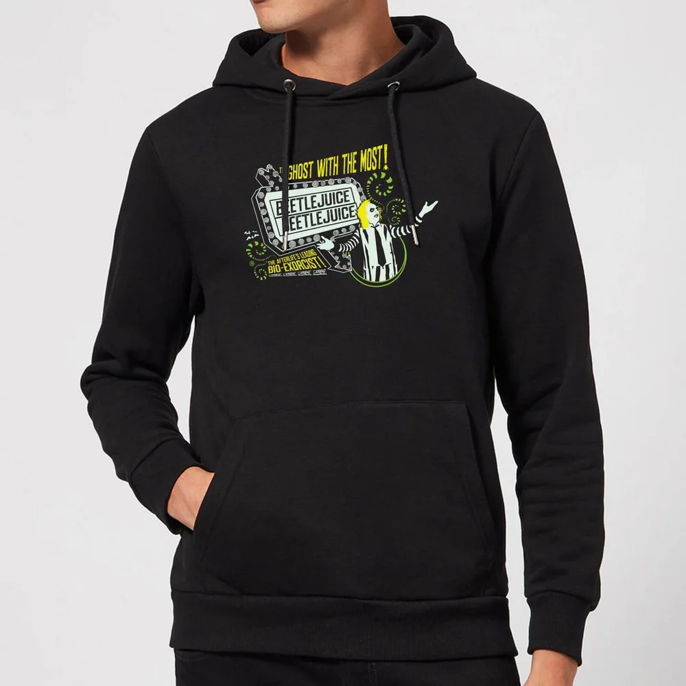 Beetlejuice The Ghost With The Most Hoodie - Black - S - Zwart Afbeelding 1