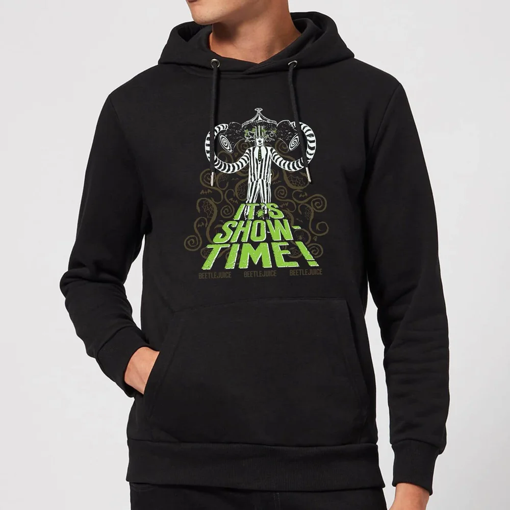 Beetlejuice It's Show-Time Hoodie - Black - S - Zwart Afbeelding 1