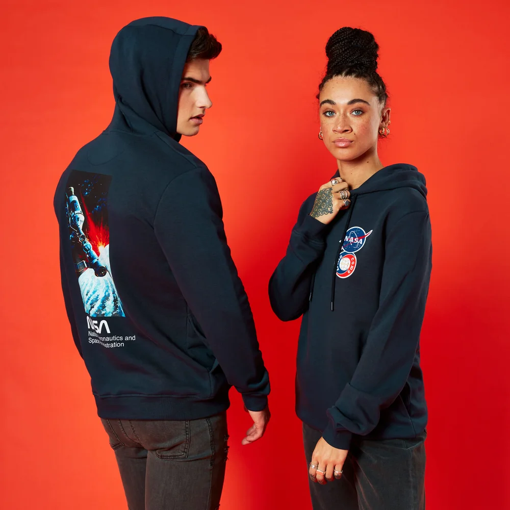 NASA Soyuz Unisex Hoodie - Navy - S Afbeelding 1