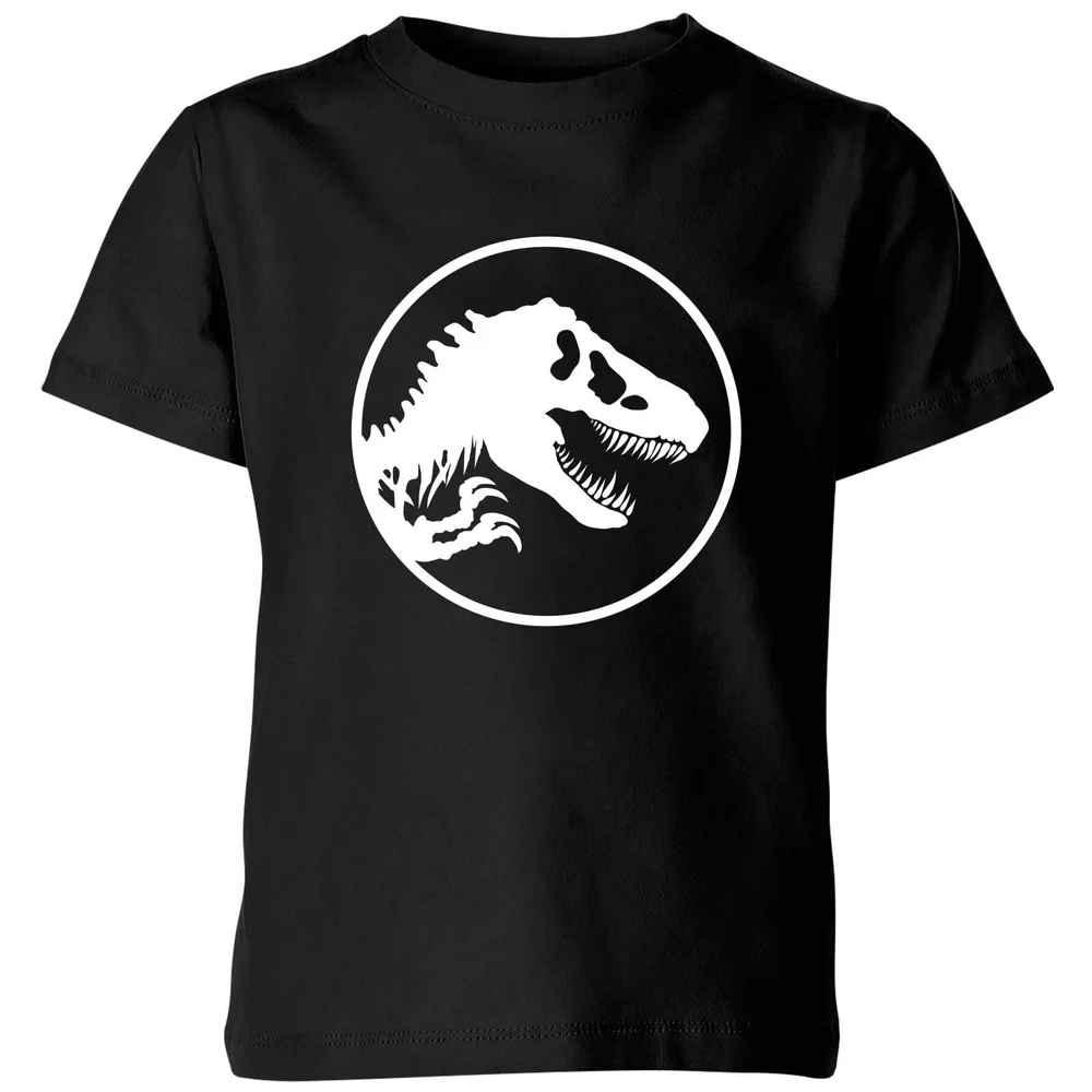 Jurassic Park Circle Logo Kids' T-Shirt - Black - 98/104 (3-4 jaar) Afbeelding 1