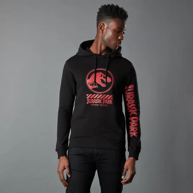 Jurassic Park Primal Warning Unisex Hoodie - Zwart