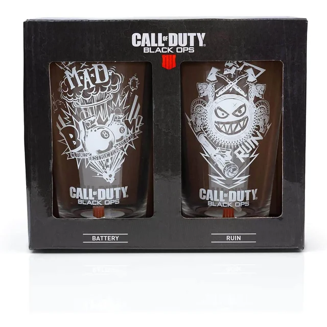 Call of Duty Twee Sets van Glazen in een Presentatiedoos