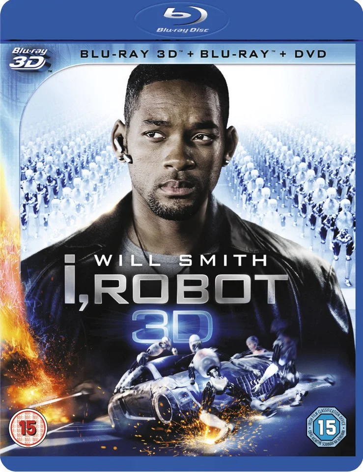 I Robot 3D (Bevat 2D Blu-Ray en DVD) Afbeelding 1