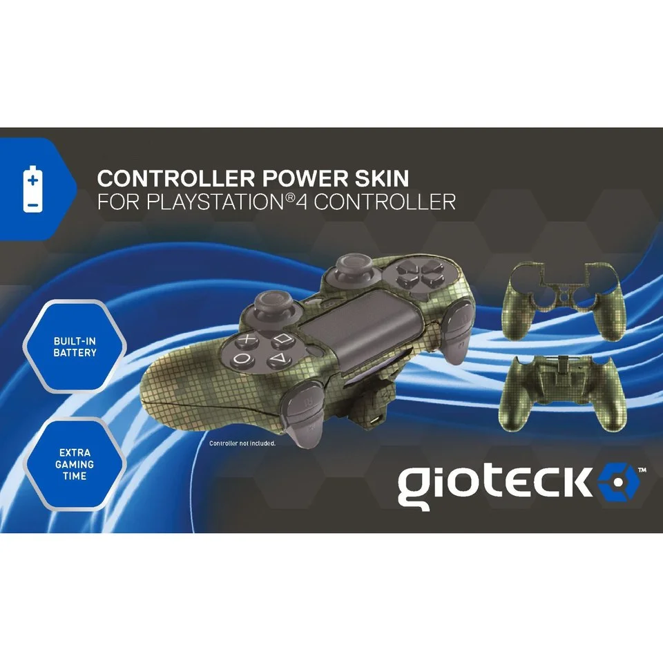 Gioteck PS4 Controller Power Skin - Camo Afbeelding 1