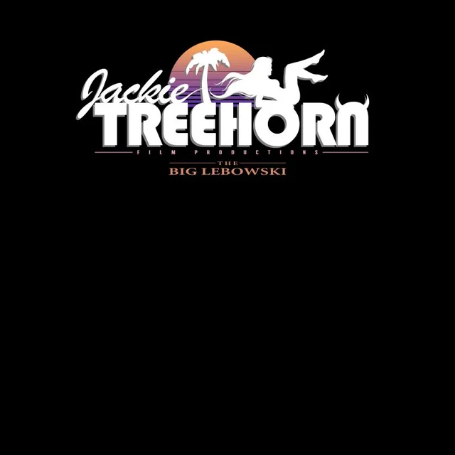 The Big Lebowski Treehorn Logo T-shirt - Zwart