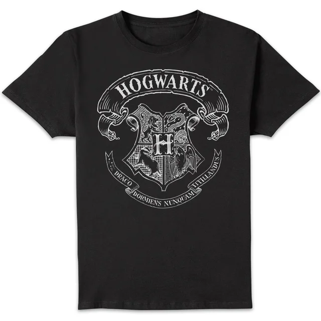 Harry Potter Hogwarts Crest T-shirt - Zwart