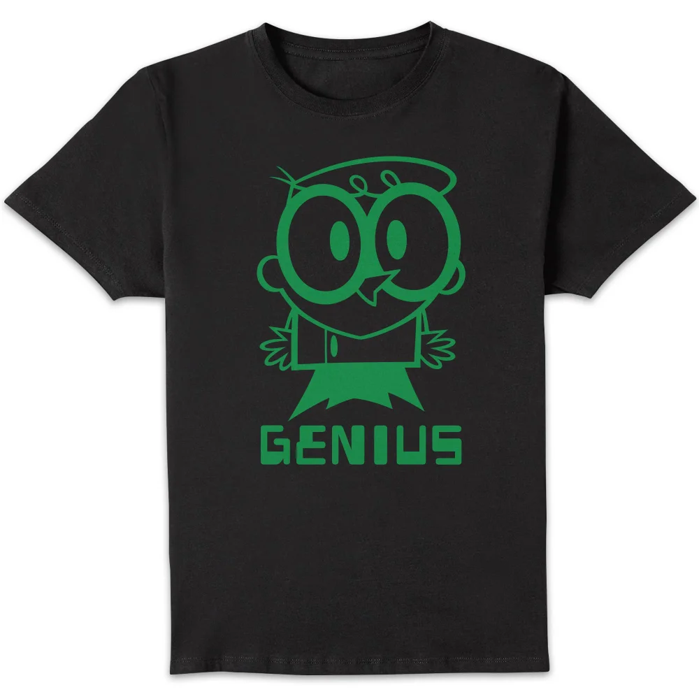 Dexters Lab Green Genius Men's T-Shirt - Black - S Afbeelding 1