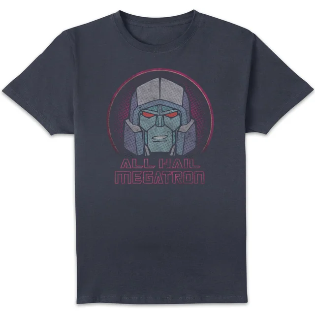Transformers All Hail Megatron Men's T-Shirt - Navy