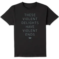 Westworld Violent Delights Men's T-Shirt - Black