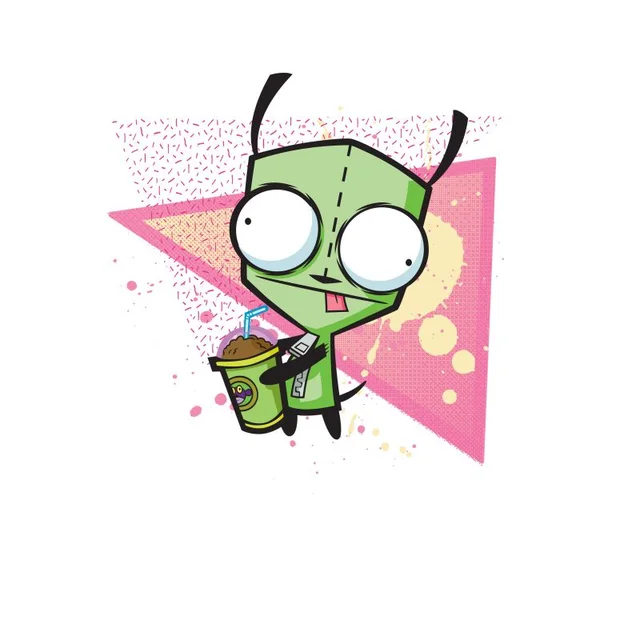 Invader Zim Gir Men's T-Shirt - Wit