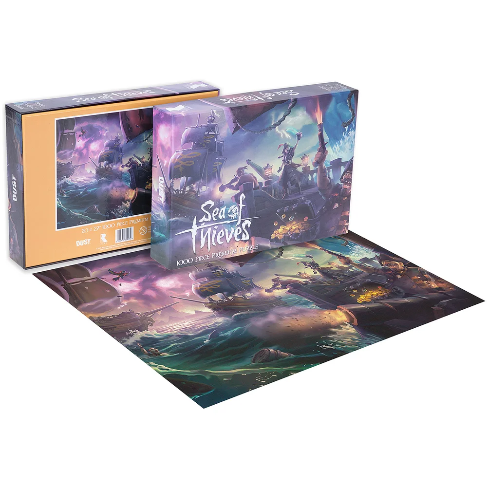 DUST! Sea Of Thieves Ocean Battle 1000pc Puzzle - Zavvi Exclusive Afbeelding 1