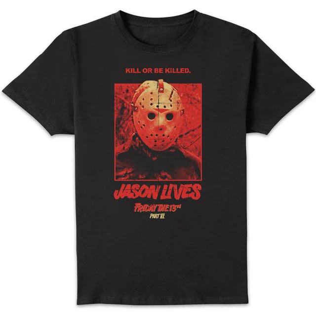 Friday 13th Jason Lives Men's T-Shirt - Zwart