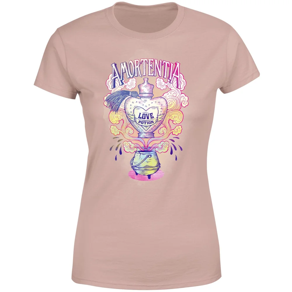 Harry Potter Amorentia Love Potion Women's T-Shirt - Dusty Pink - XL Afbeelding 1