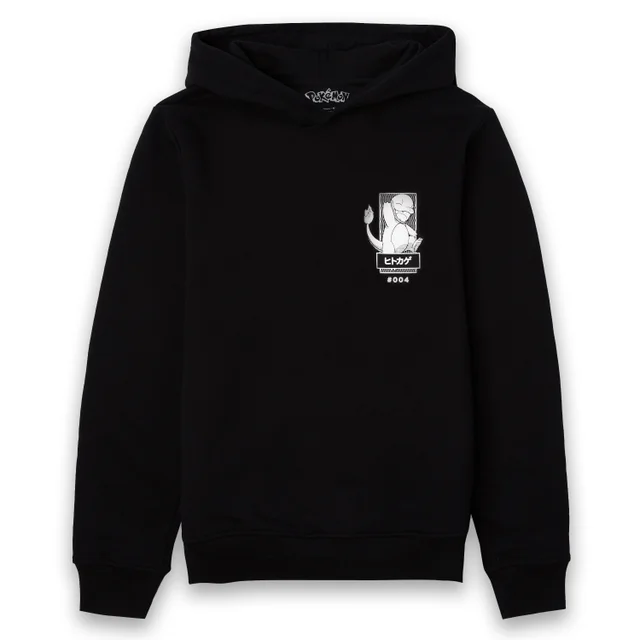 Pokémon Charmander Manga Unisex Hoodie - Black