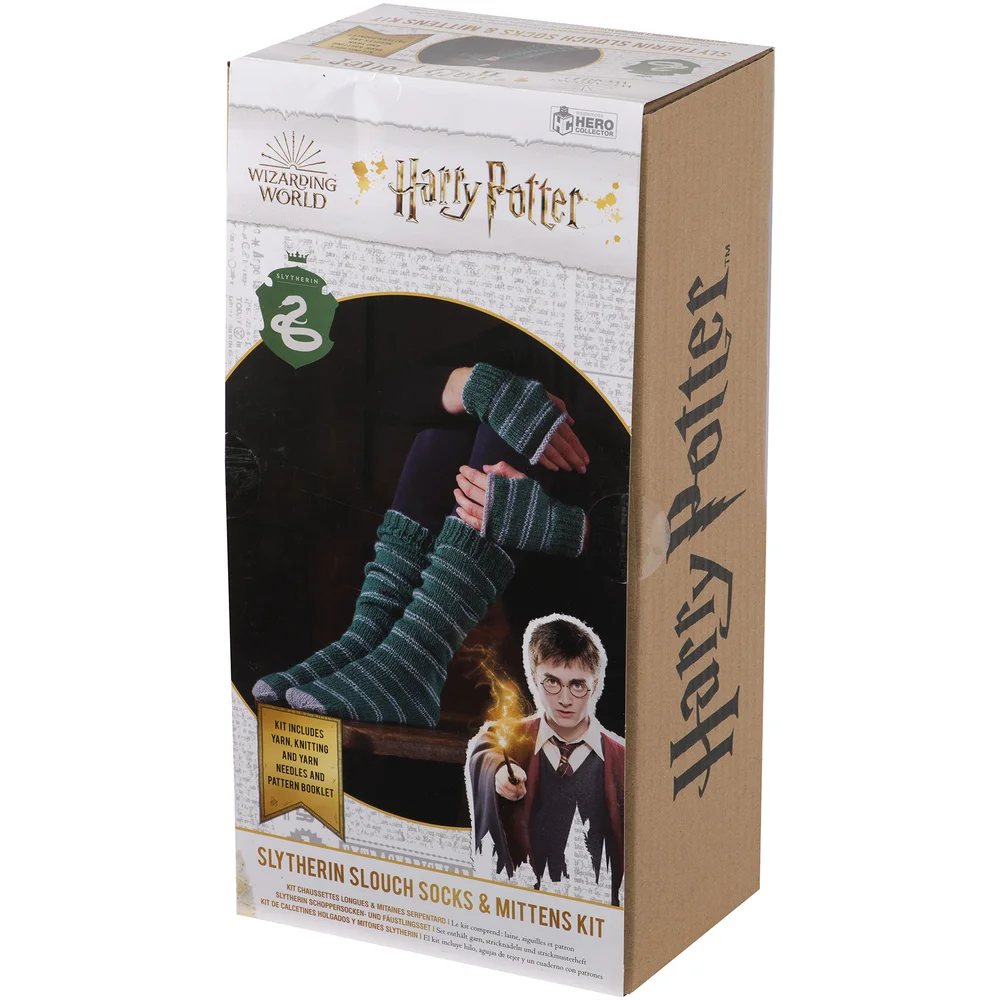 Eaglemoss Slytherin Mittens & Slouch Socks Knit Kit Afbeelding 1