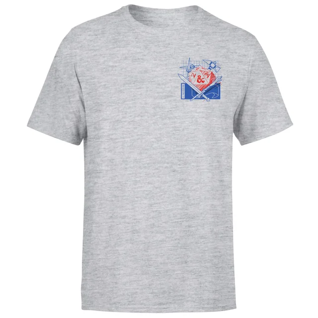 Dungeons & Dragons Players Handbook Unisex T-Shirt - Grey