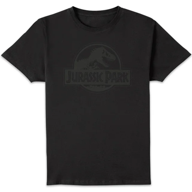 Jurassic Park Monochrome Men's T-Shirt - Black