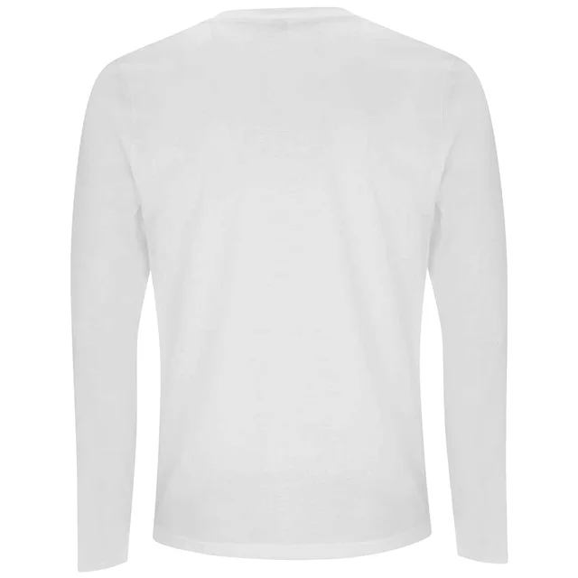 Official Superman Shield Men's Long Sleeve T-Shirt - White