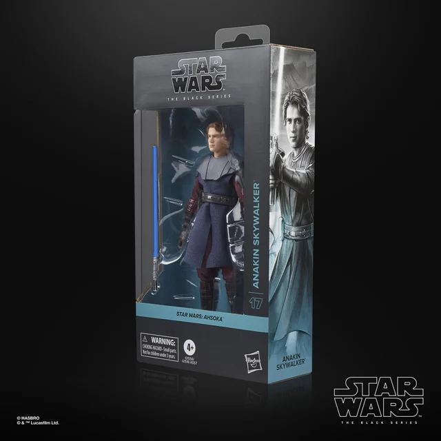 Hasbro Star Wars The Black Series Anakin Skywalker, Star Wars: Ahsoka Action Figure (6”)