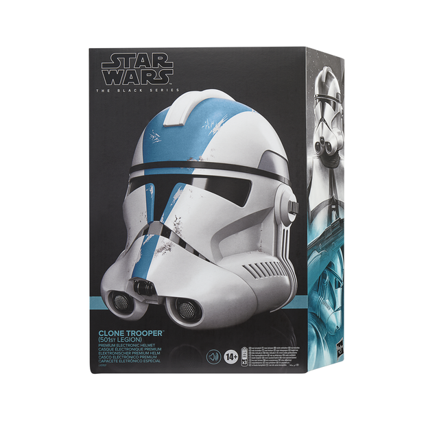 Hasbro Star Wars The Black Series Clone Trooper 501st Legion Premium Electronic Helmet