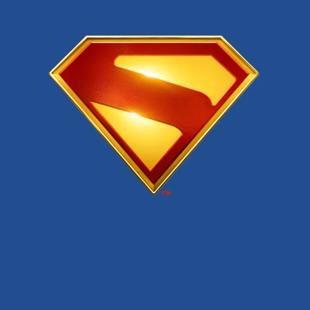 DC Comics Superman 3D Superman Logo Unisex T-Shirt - Blue