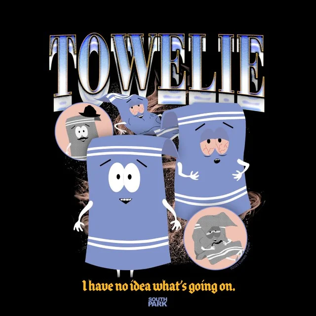 South Park Towelie Bootleg Unisex T-Shirt - Black